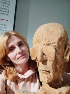 Oana Ududec cu Mircea Eliade